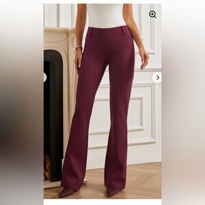 Betabrand DPYP Tall Cream bootcut ponte knit dress Pants yoga pants mid rise MT